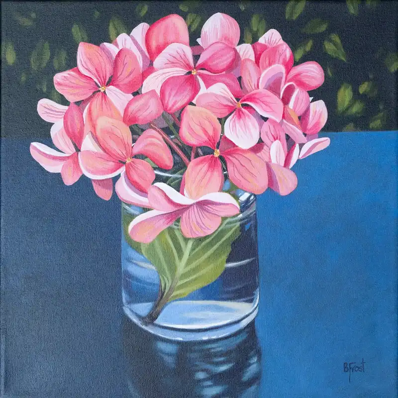A moment in time acrylic on canvas 30x30cms $500