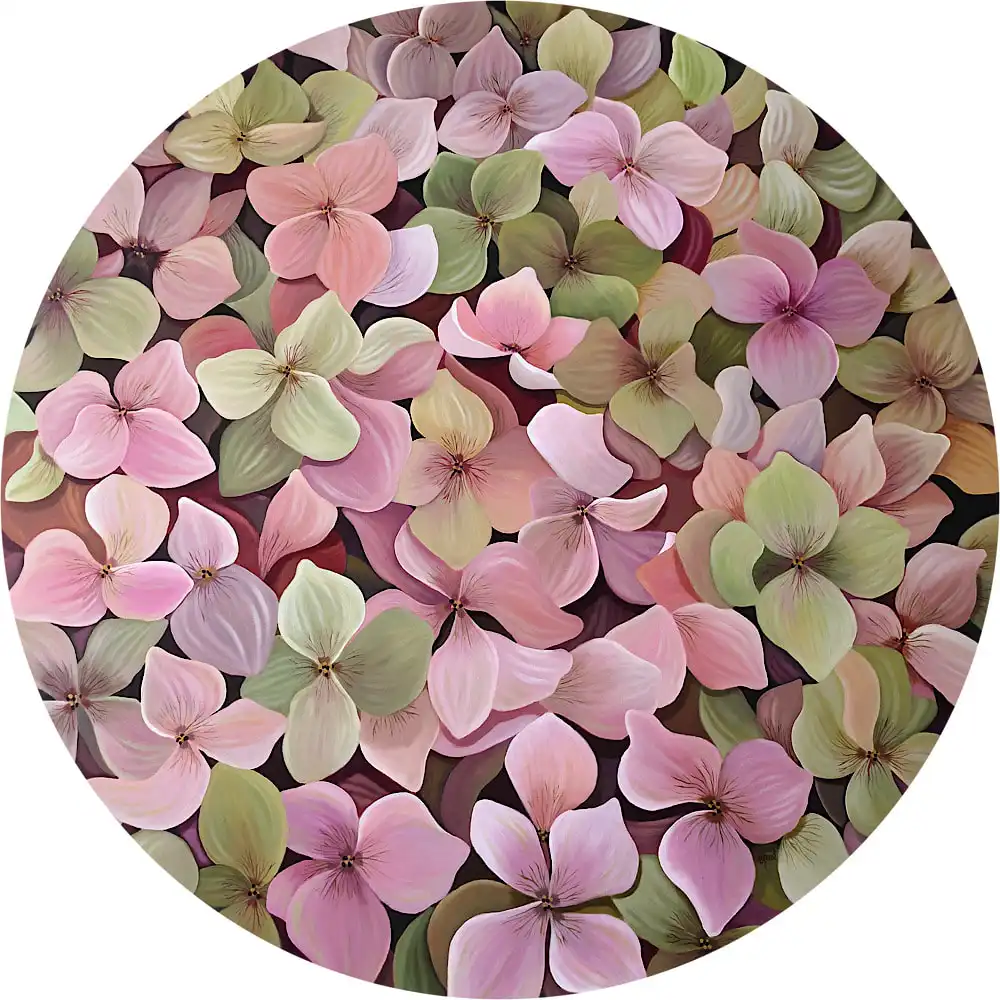 Late Summer 100cms diameter acrylic sold