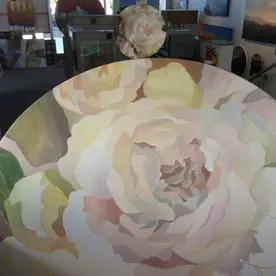 A picture of Beverley Frost's Peony painting